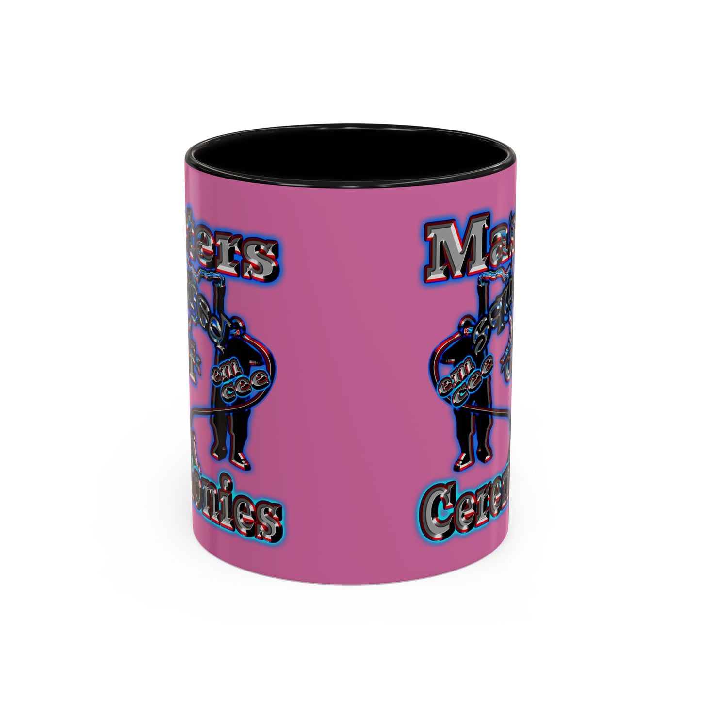 em cee squared - Accent Mug (light pink)