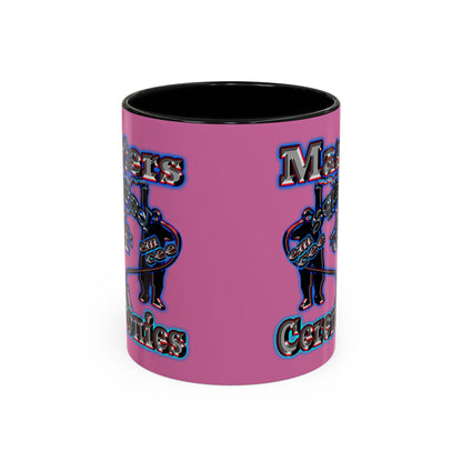 em cee squared - Accent Mug (light pink)