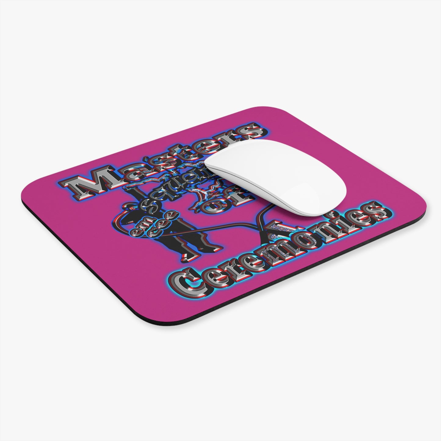 em cee squared - Mouse Pad (Rectangle) (pink)