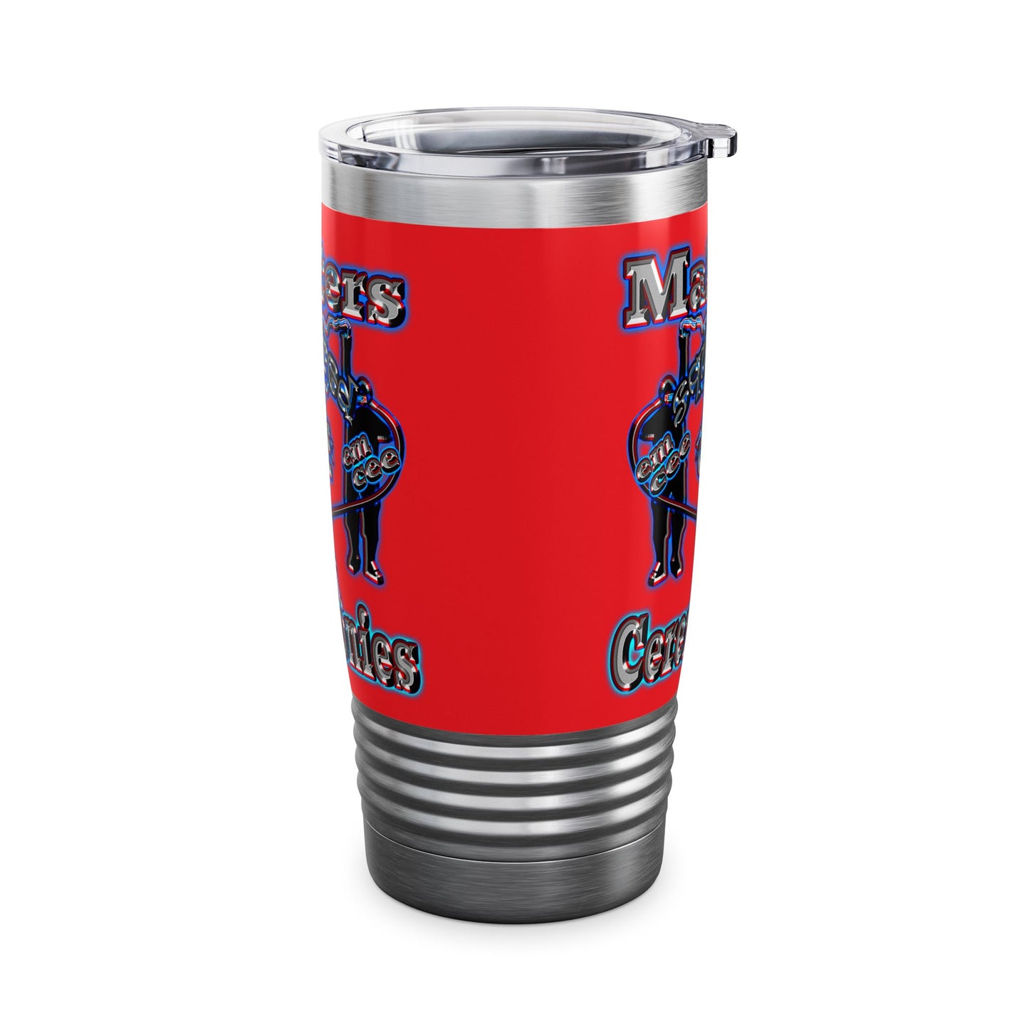 em cee squared - Ringneck Tumbler, 20oz (red)