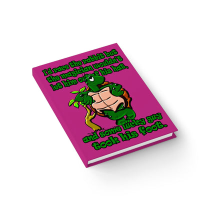 turtle race - journal-blank (pink)