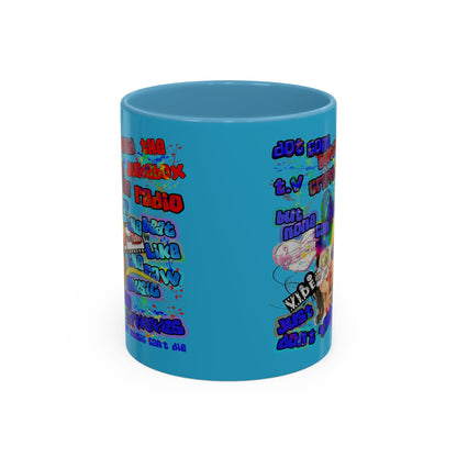 drop the beat - Accent Mug (turquoise)