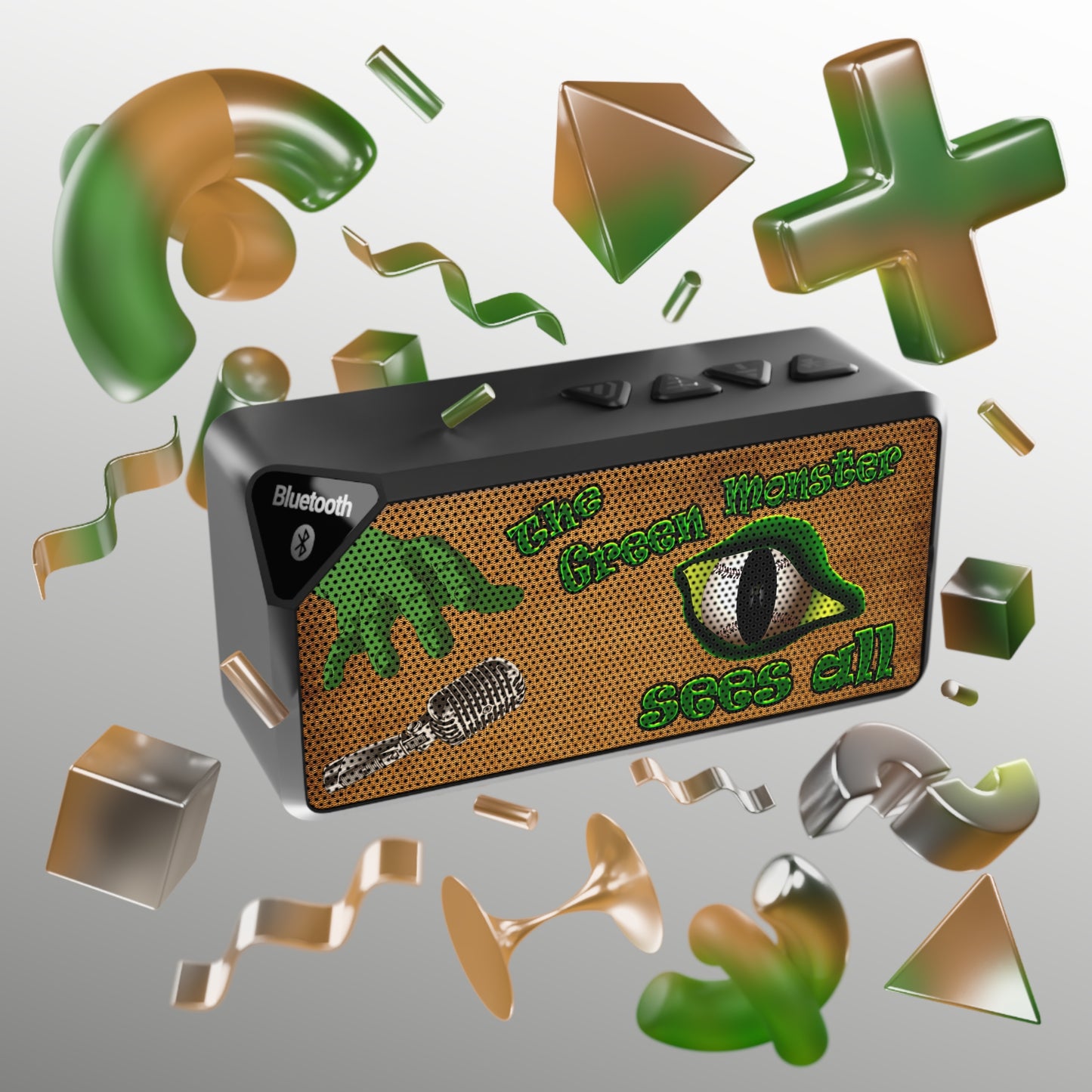 green monster - Jabba Bluetooth Speaker (brown papyrus)