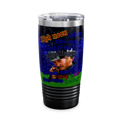high noon - Ringneck Tumbler, 20oz ('snoops' background)