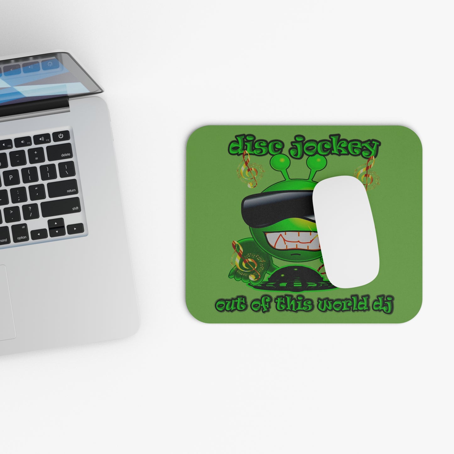 disc jockey - Mouse Pad (Rectangle) (green)