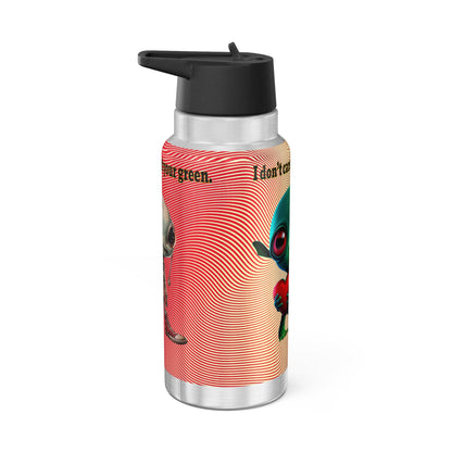 I don't care that your grey - Gator Tumbler, 32oz  (yellow-orange wave)