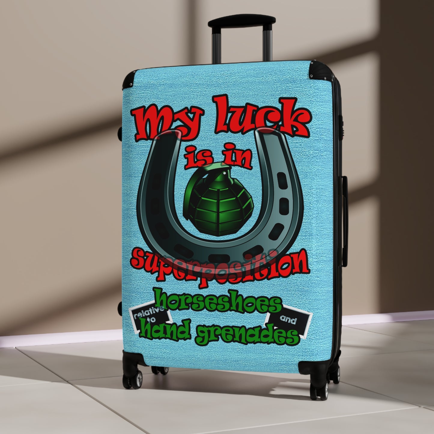 my luck - Suitcase (faded blue)