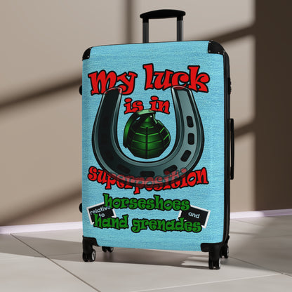 my luck - Suitcase (faded blue)