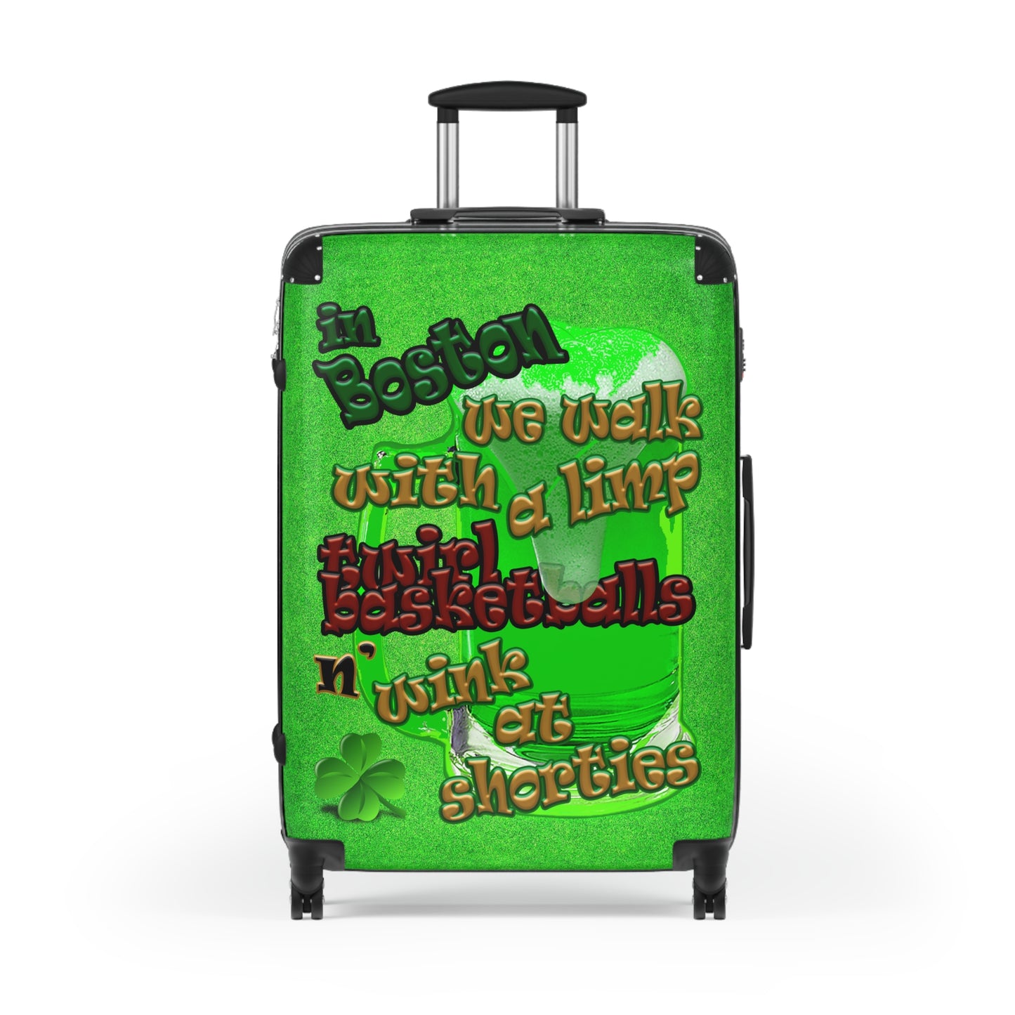 celtics logo - Suitcase (green turf)