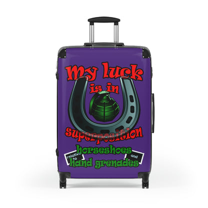 my luck - Suitcase (purple)