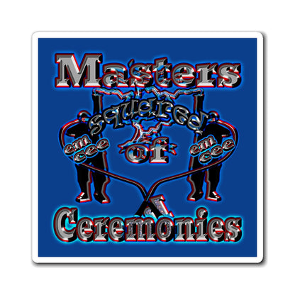 em cee squared - Magnets - (dark blue)