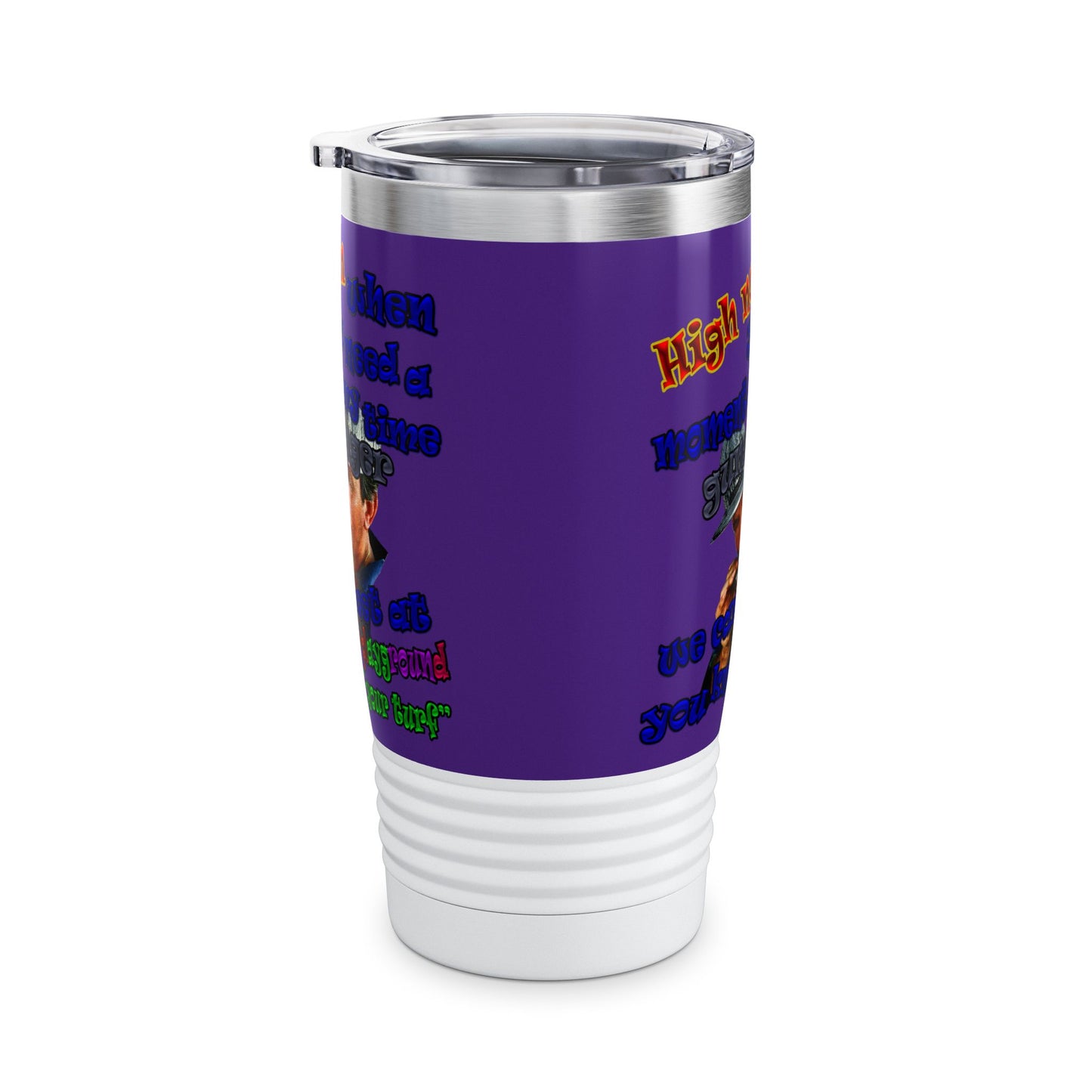 high noon - Ringneck Tumbler, 20oz (purple)