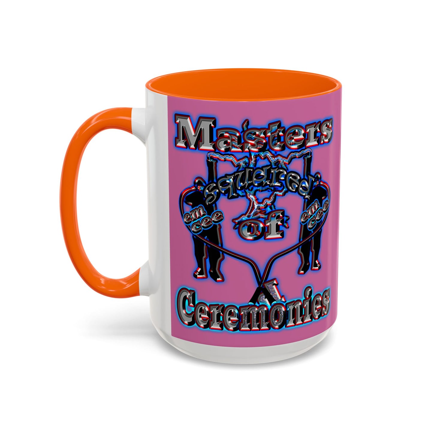 em cee squared - Accent Mug (light pink)