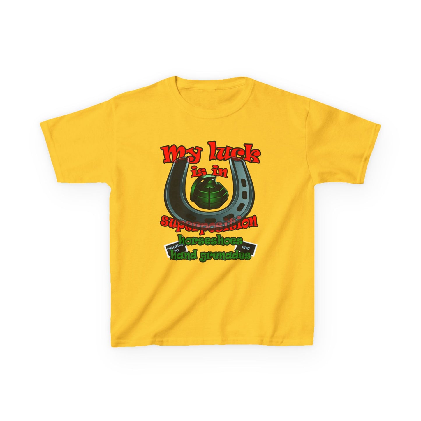 my luck - Kids Heavy Cotton™ Tee