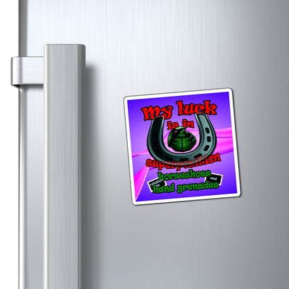 my luck - Magnets - (purple-pink wave)
