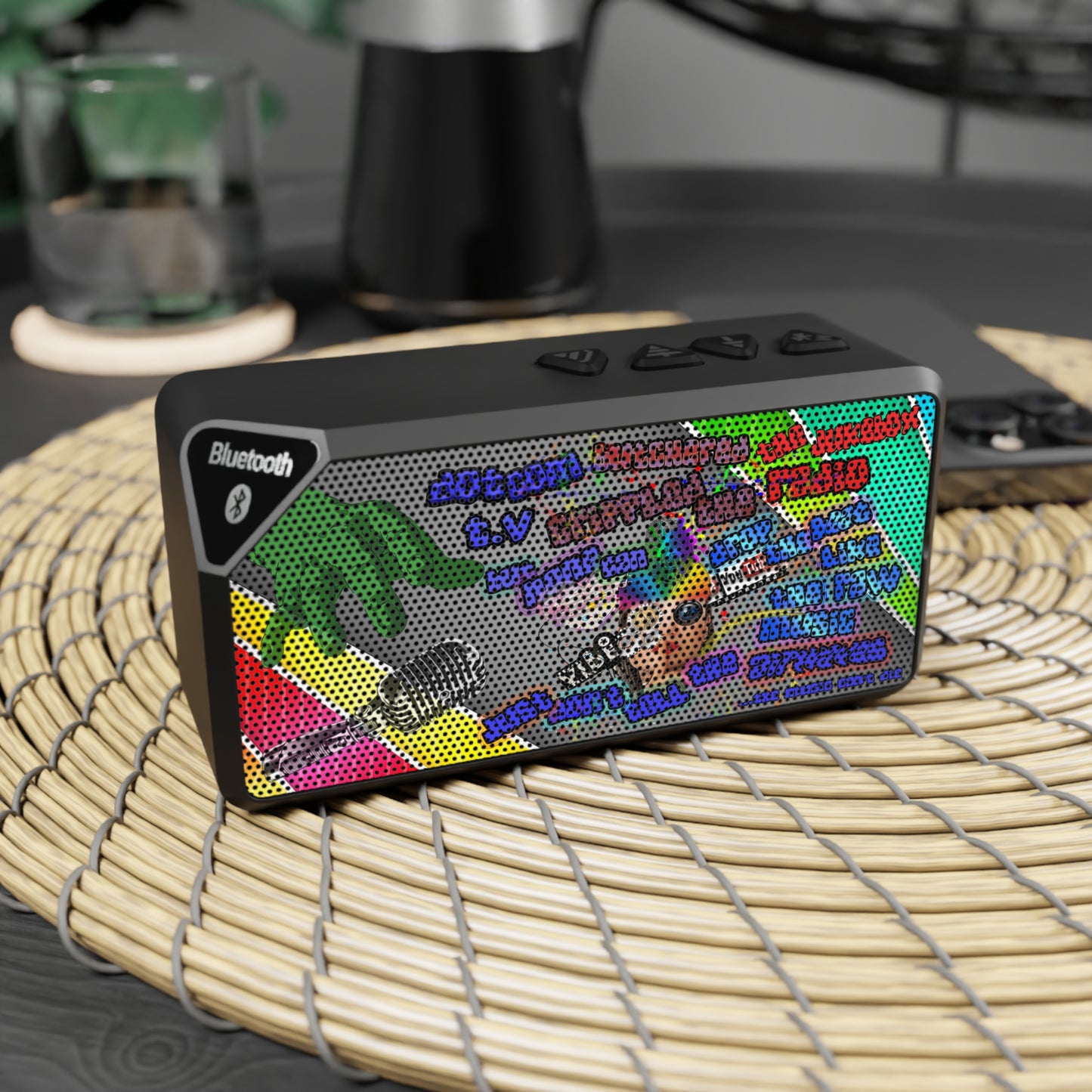 drop the beat - Jabba Bluetooth Speaker (rainbow split)