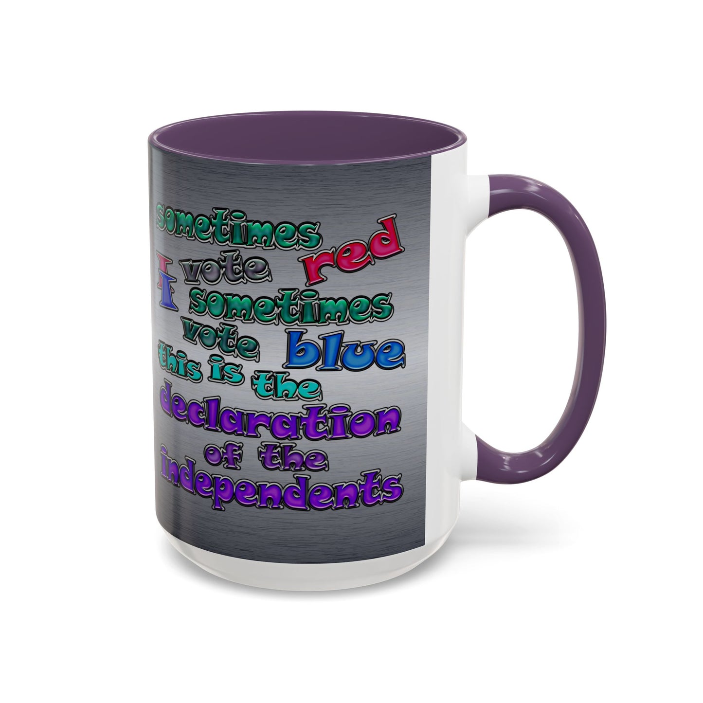 declaration of the independents - Accent Mug (brushed nickel)