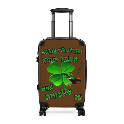 stick that in your pipe and smoke it - Suitcase (brown)