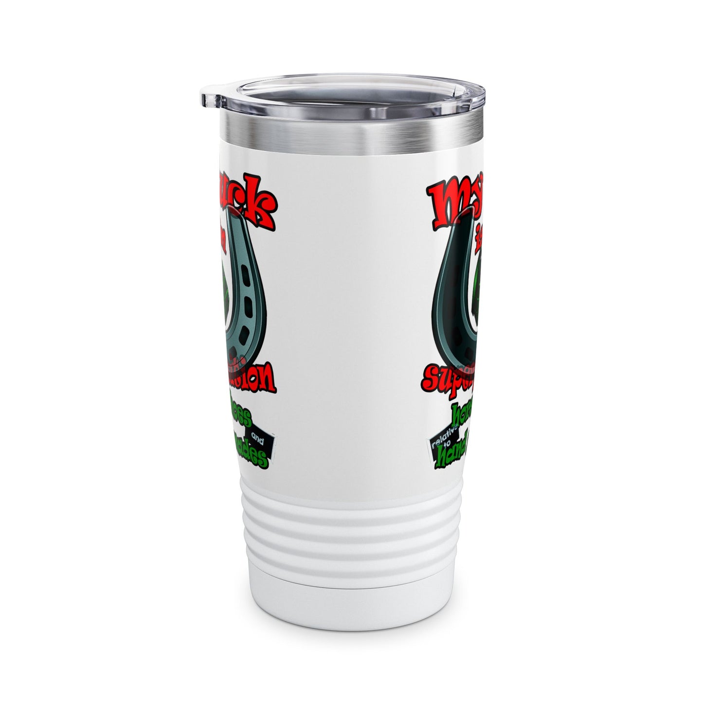 my luck - Ringneck Tumbler, 20oz (white)