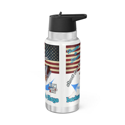 shoot for the stars - Gator Tumbler, 32oz (white)