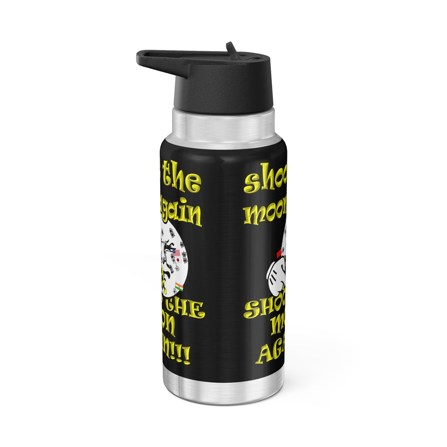 shoot the moon again - Gator Tumbler, 32oz (black)