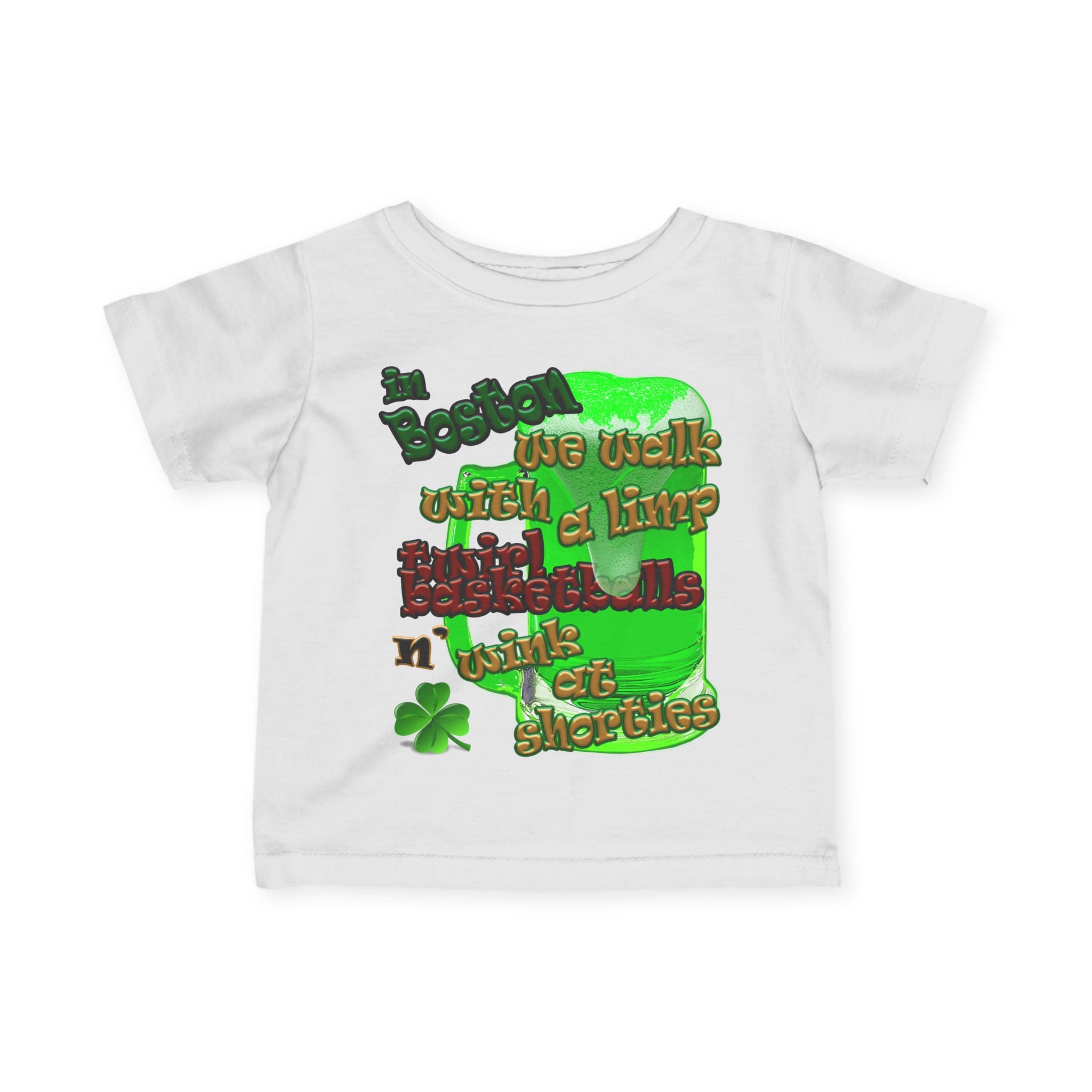 celtics logo - Infant Fine Jersey Tee