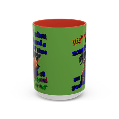 high noon - Accent Mug (green)