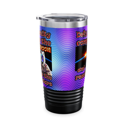 defy conquer reach - Ringneck Tumbler, 20oz (purple wave)