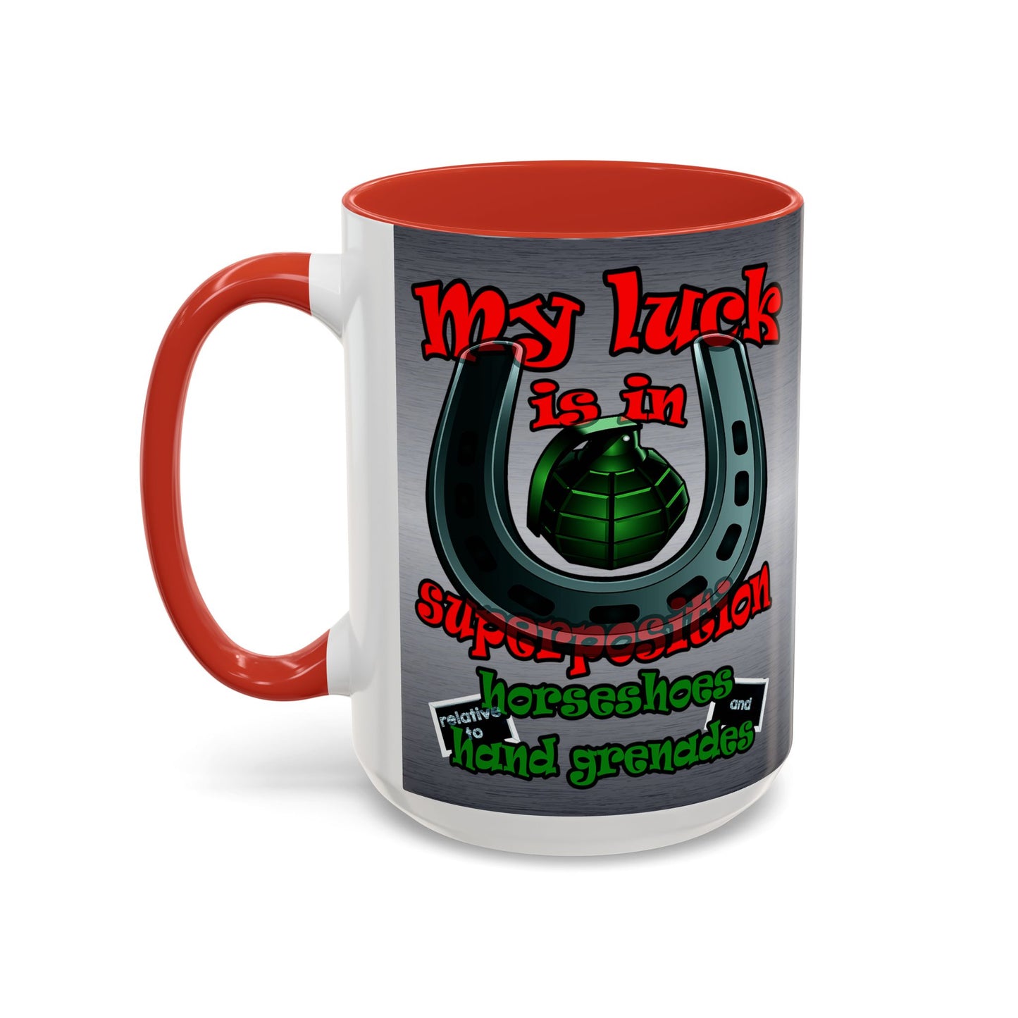 my luck - Accent Mug (brushed nickel)