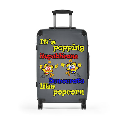 popping like popcorn - Suitcase (grey-light grey)
