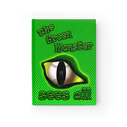 green monster - journal-lined (logo green)