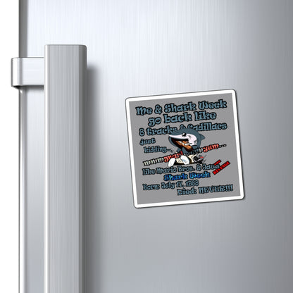 shark week - Magnets - (grey)