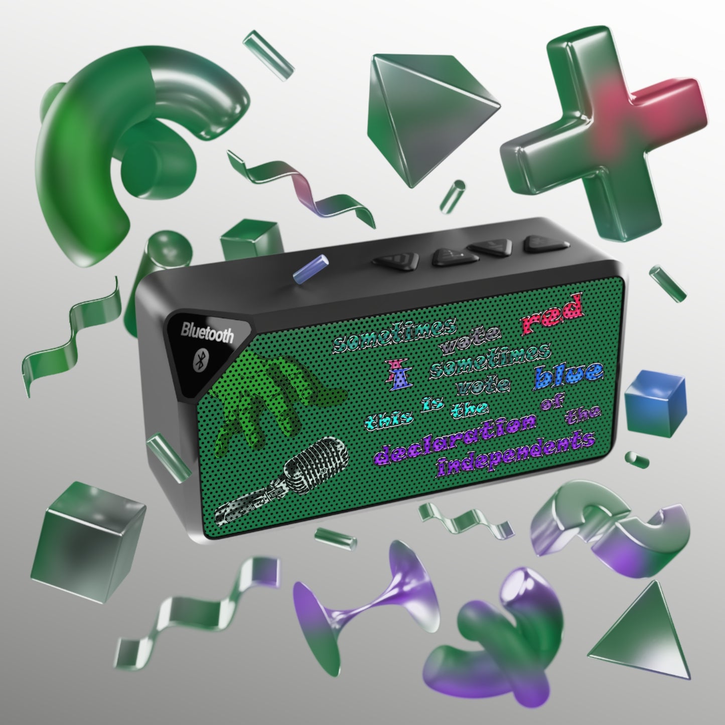 declaration of the independents - Jabba Bluetooth Speaker (dark green)