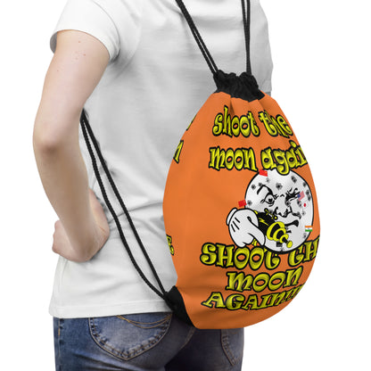 shoot the moon again - Drawstring Bag (crusta)