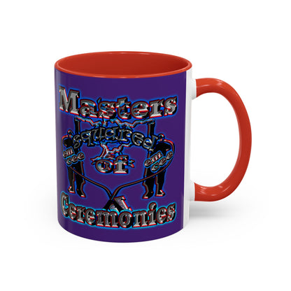 em cee squared - Accent Mug (purple)