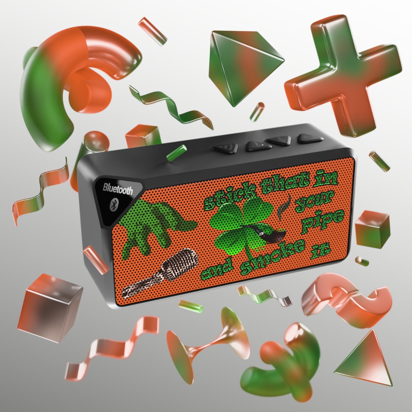 stick that in your pipe and smoke it - Jabba Bluetooth Speaker (orange)
