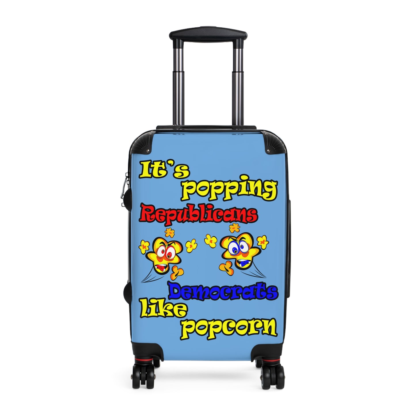 popping like popcorn - Suitcase (light blue)