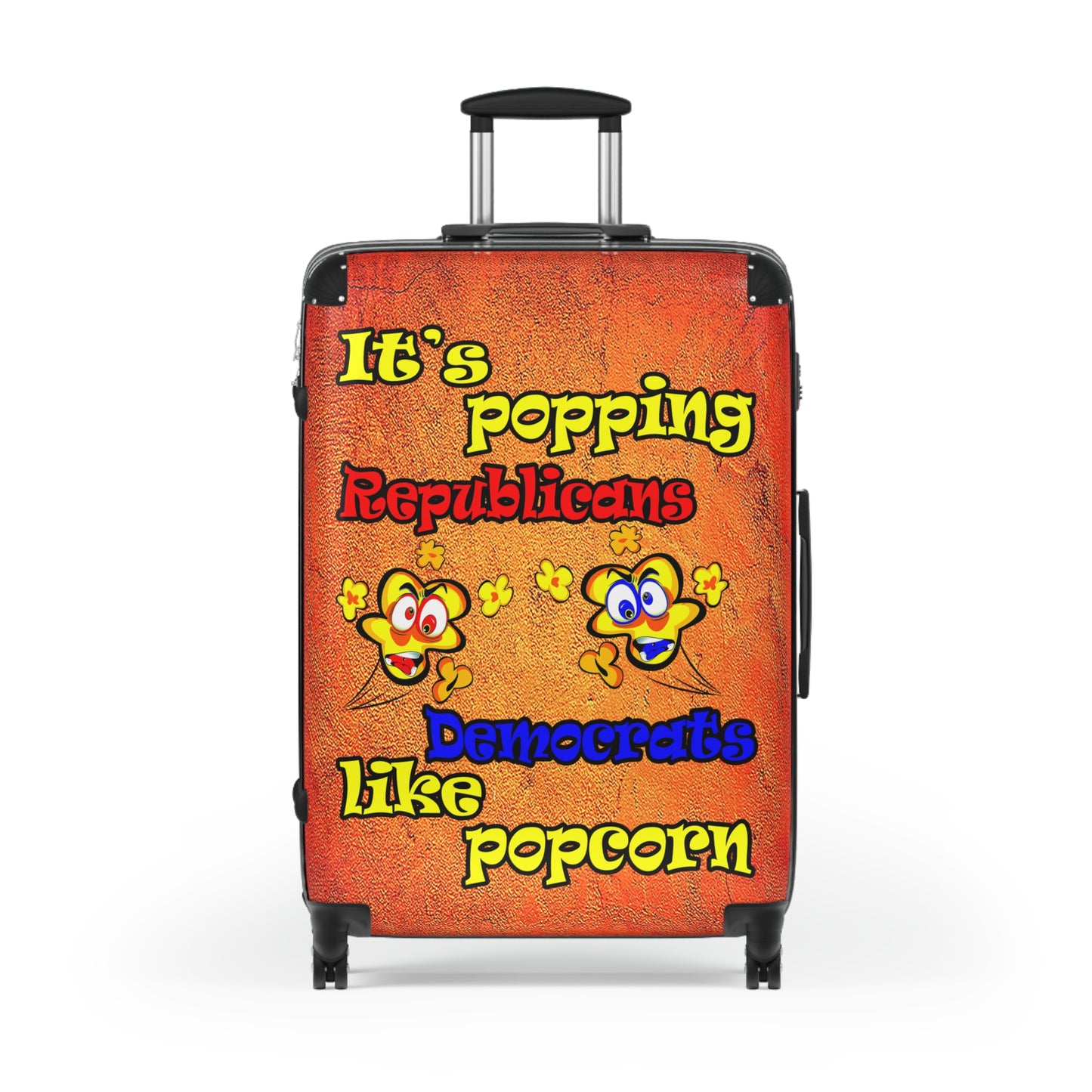 popping like popcorn - Suitcase (burnt orange)