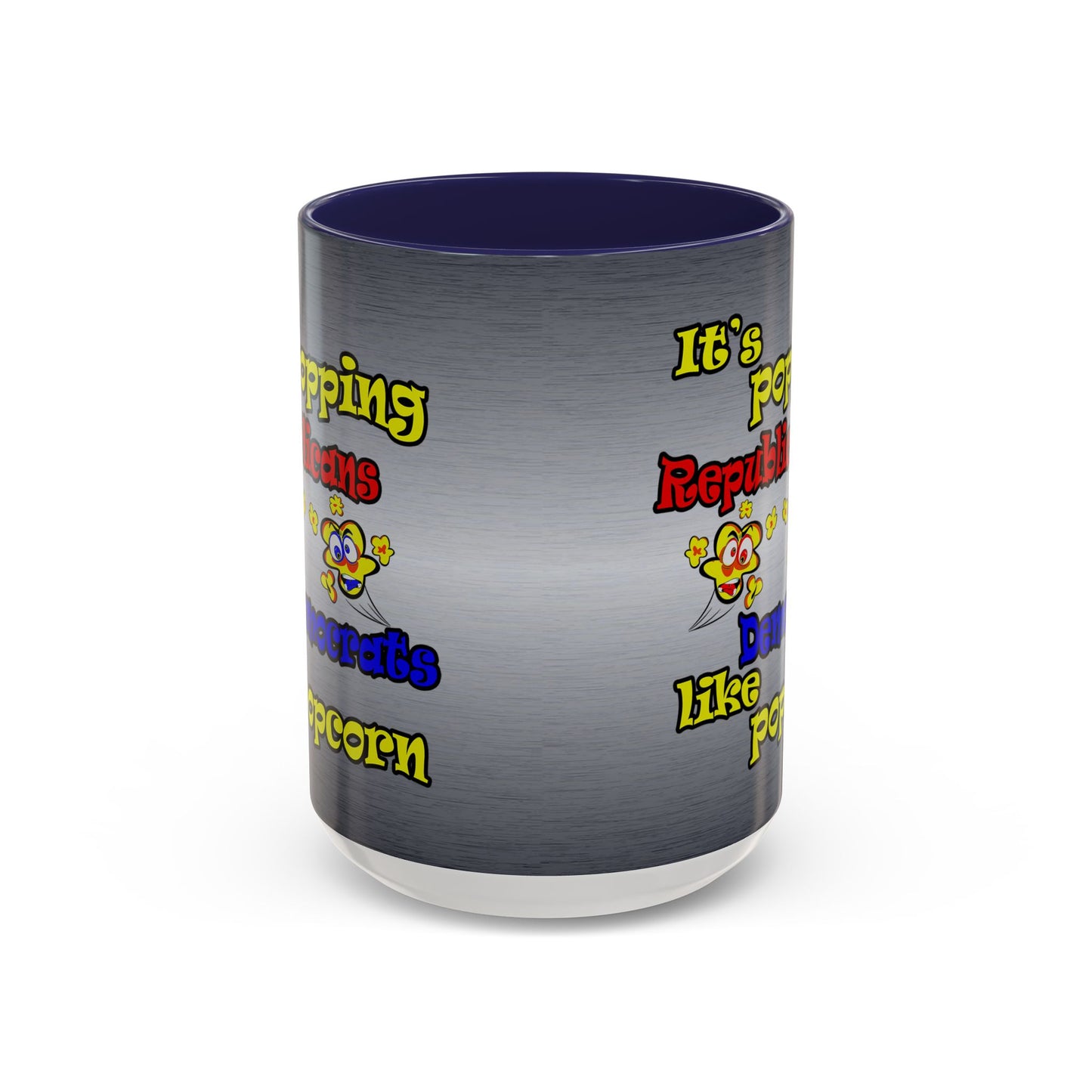 popping like popcorn - Accent Mug (brushed nickel)