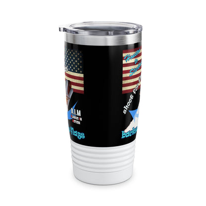 shoot for the stars - Ringneck Tumbler, 20oz (black)