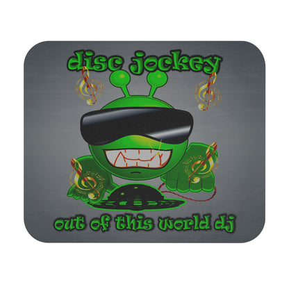 disc jockey - Mouse Pad (Rectangle) (grey-light grey)