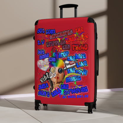 drop the beat - Suitcase (dark red)
