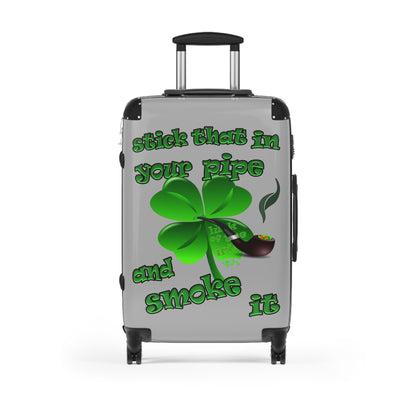stick that in your pipe and smoke it - Suitcase (light grey)