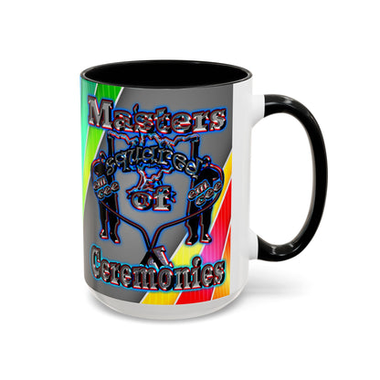 em cee squared - Accent Mug (rainbow split)