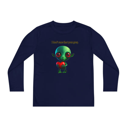 I don't care that your grey - Youth Long Sleeve Competitor Tee
