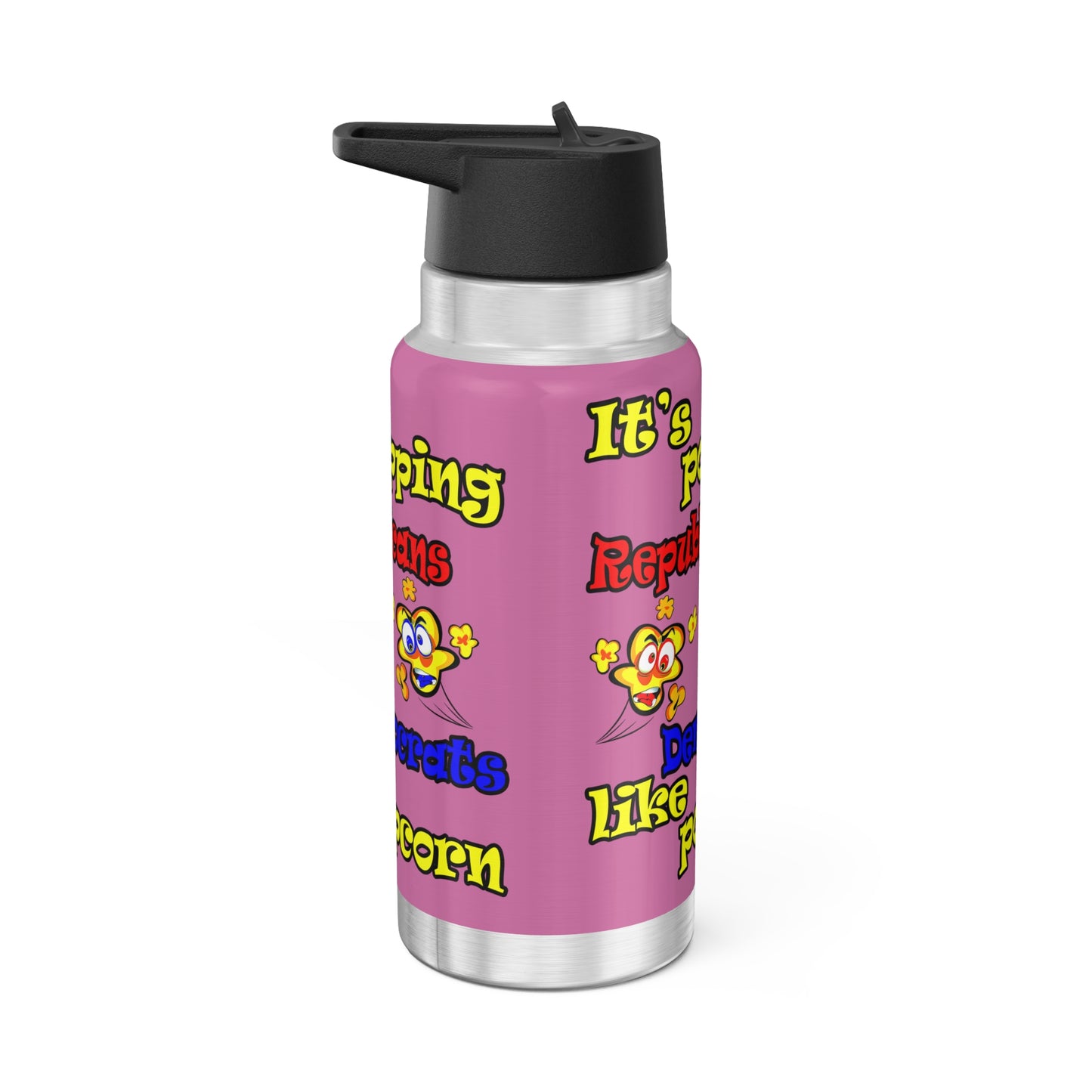 popping like popcorn - Gator Tumbler, 32oz (light pink)