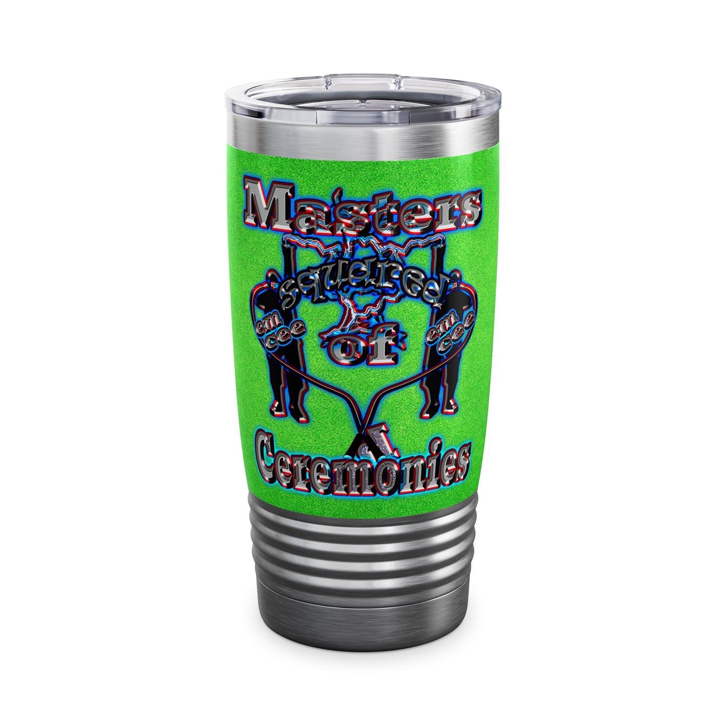 em cee squared - Ringneck Tumbler, 20oz (green turf)