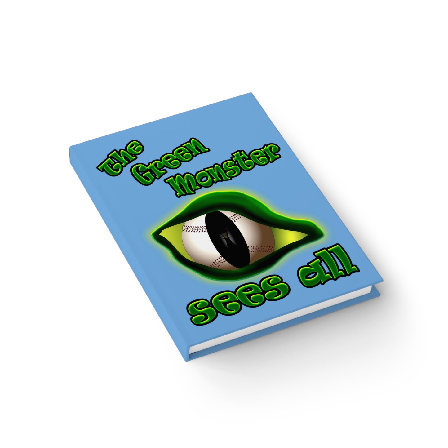 green monster - journal-blank (light blue)