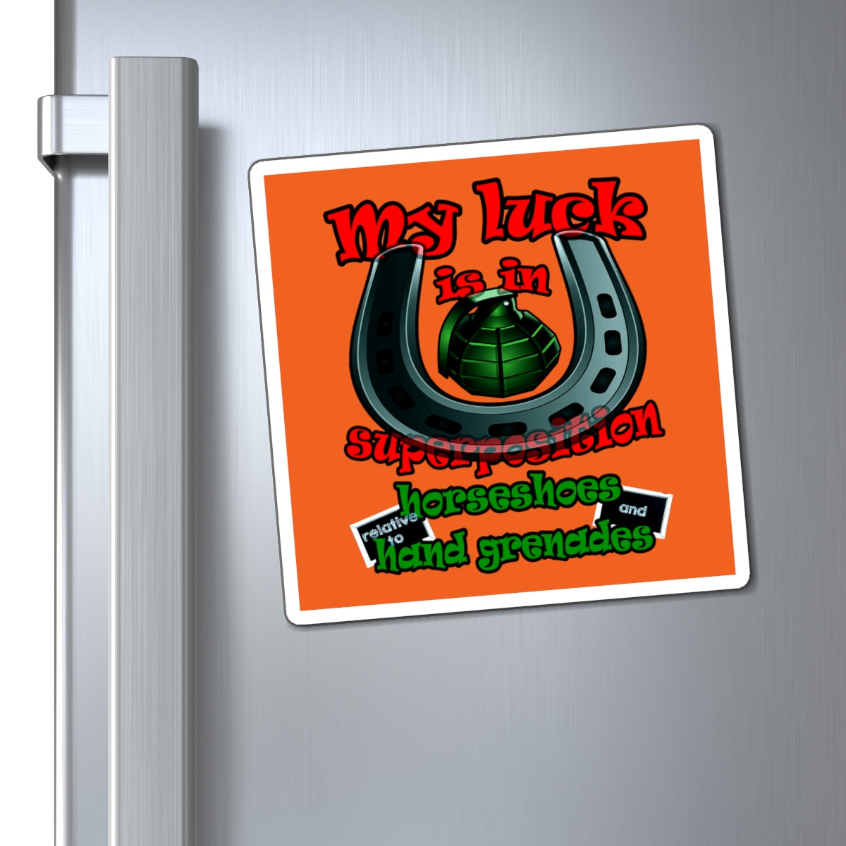 my luck - Magnets - (orange)