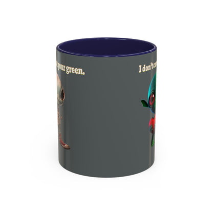 I don't care that your grey - Accent Mug (dark grey)